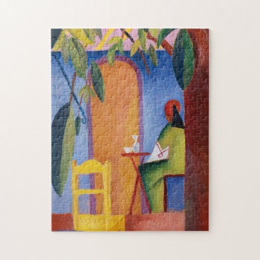 "トルコのCafé"の芸術のパズル ジグソーパズル (縦)