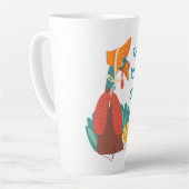 トルコのVibesのみ カフェラテマグ (左アングル)