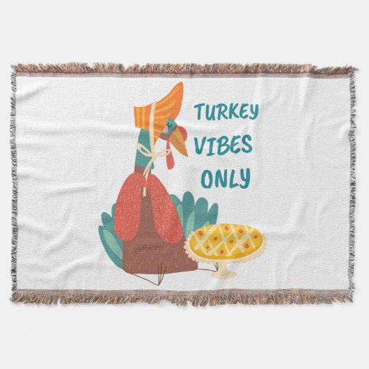 トルコのVibesのみ スローブランケット (正面)