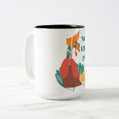 トルコのVibesのみ ツートーンマグカップ (正面左)