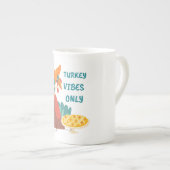 トルコのVibesのみ ボーンチャイナマグカップ (正面右)