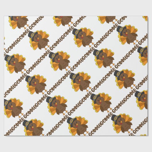 トルコはがつがつむさぼりますがつがつむさぼります ラッピングペーパー (フラット)