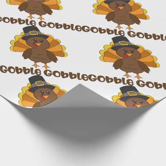 トルコはがつがつむさぼりますがつがつむさぼります ラッピングペーパー (角)