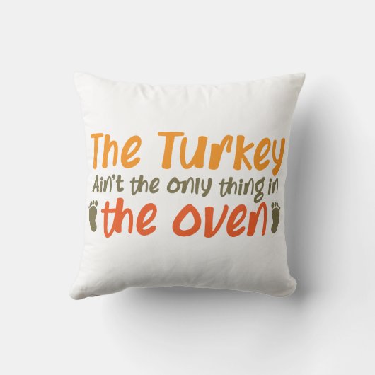 トルコはオーブンの中で唯一無二のものだ クッション (裏面)