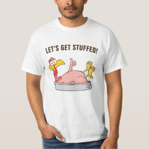 トルコは夕食のために準備をしました Tシャツ