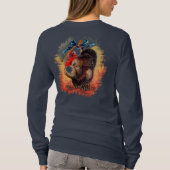 トルコは女性のシャツを希望 Tシャツ (裏面)