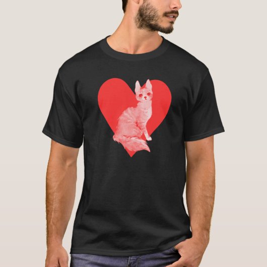 トルコアンゴラ猫 Tシャツ (正面)