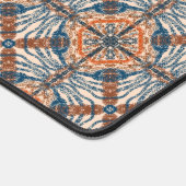 トルコインスパイア語:テクスチャード海軍とテラコッタ デスクマット (コーナー)