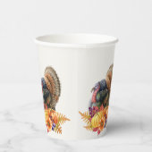 トルコカボンプキンサンクスギビング紙カップ 紙コップ (右)