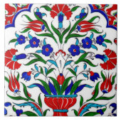 トルコカラフルフローラセラミックタイル。 タイル (正面)