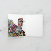 トルコカラフル幸せな感謝祭グリーティングカード シーズンカード (内部)