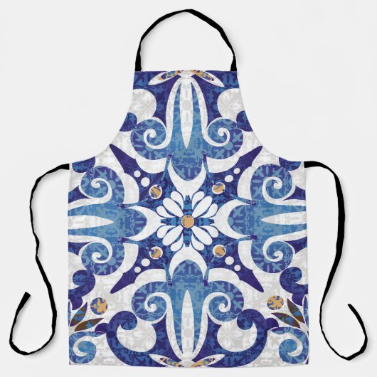 トルコカラフル語:ヴィンテージ東部パターン エプロン (正面)