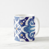 トルコカラフル語：ヴィンテージ東部パターン コーヒーマグカップ (正面右)