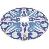 トルコカラフル語:ヴィンテージ東部パターン ブラッシュドポリエステルツリースカート (アングル)