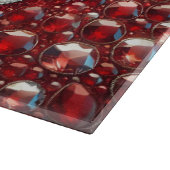 トルコカラーのガラス板 カッティングボード (角)