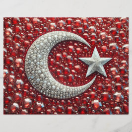 トルコカラー付きレターヘッドデザイン