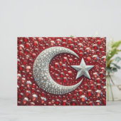 トルコカラー付きレターヘッドデザイン (スタンド正面)