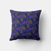 トルコキュウリ抽象芸術水玉模様パターン クッション (裏面)