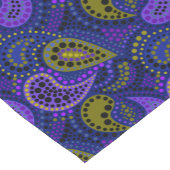 トルコキュウリ抽象芸術水玉模様パターン ショートテーブルランナー (コーナー)