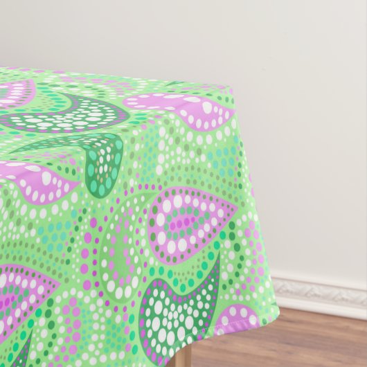 トルコキュウリ抽象芸術水玉模様パターン テーブルクロス (インサイチュ)