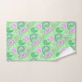 トルコキュウリ抽象芸術水玉模様パターン バスタオルセット (ハンドタオル)