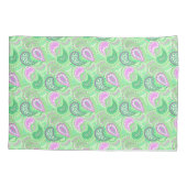 トルコキュウリ抽象芸術水玉模様パターン 枕カバー (裏面)