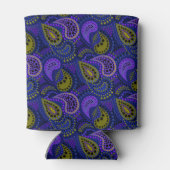 トルコキュウリ抽象芸術水玉模様パターン 缶クーラー (裏面)