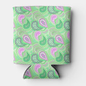 トルコキュウリ抽象芸術水玉模様パターン 缶クーラー (正面)