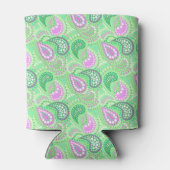 トルコキュウリ抽象芸術水玉模様パターン 缶クーラー (裏面)