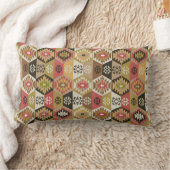 トルコキリム部族ヴィンテージ ランバークッション (ブランケット)