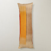 トルココンテンポラリー黄色赤茶  ボディピロー (裏面 (縦))