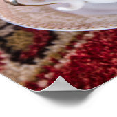 トルココーヒーとフルーツ ポスター (角)