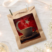 トルココーヒー フェイバーバッグ (クリップ留めされた状態)