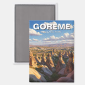 トルコゴレメナショナルパークカッパドキア マグネット (正面/裏面)
