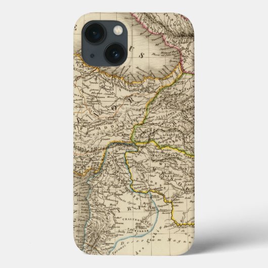 トルコシリアの地図 Case-Mate iPhoneケース (裏面)