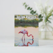 トルコスルタンマーシュナショナルパークトラベル ポストカード (スタンド正面)