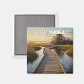 トルコスルタンマーシュナショナルパークトラベル マグネット (正面/裏面)