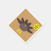 トルコタイムサンクスギビング紙ナプキンス スタンダードカクテルナプキン (角)