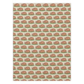 トルコデイハッピーサンクスギビングディナープラッタプリント テーブルクロス (正面)