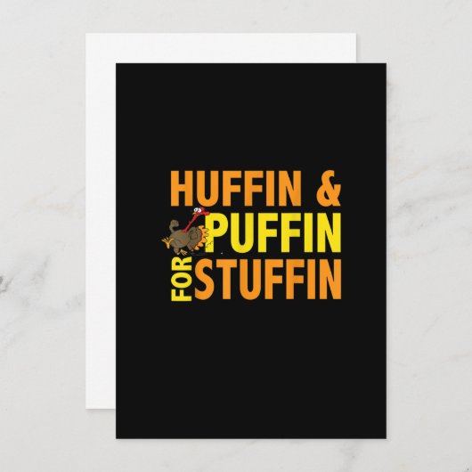 トルコトートシャツサンクスギビング2016トルコトートテ 招待状 (正面/裏面)