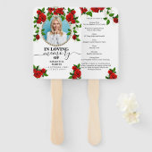 トルコバラフローラお祝いのライフハンドファン ハンドファン (正面&裏面)