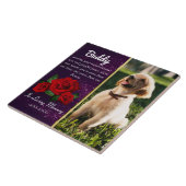 トルコバラペットロス記念ギフト タイル (側面)