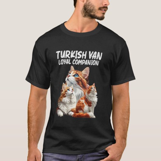 トルコバンキャットオーナー 忠実な伴侶 ヴィンテージ 1 Tシャツ (正面)