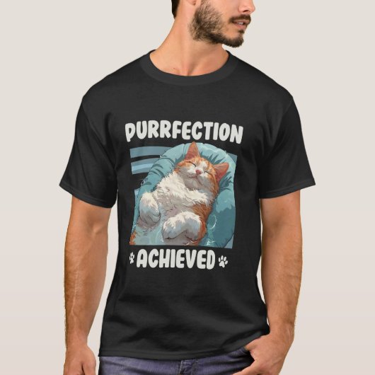 トルコバン猫の飼い主さん、理想の猫に Funny Tシャツ (正面)