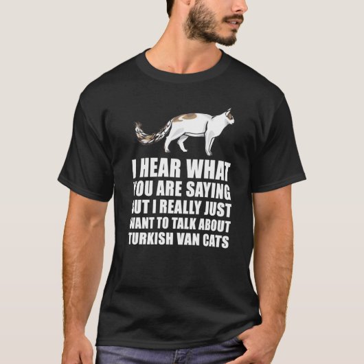 トルコバン猫 Tシャツ (正面)