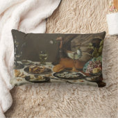 "トルコパイ"カスタムな装飾用クッションが付いている静物画 ランバークッション (ブランケット)