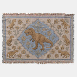 トルコフェイクスタイルティラノサウルスレックス毛布 スローブランケット