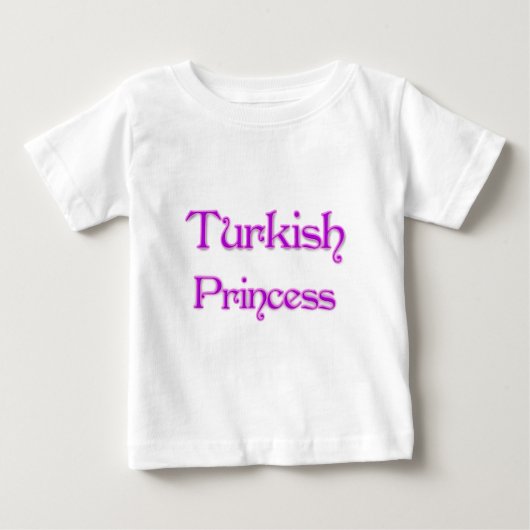 トルコプリンセス ベビーTシャツ (正面)