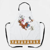 トルコミーム、食べハム、ビーフロールおもしろいエプロン エプロン (正面)