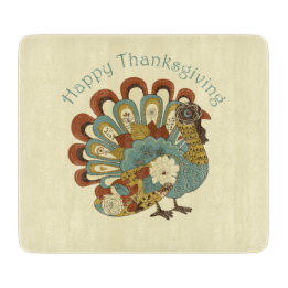 トルコモダンハッピー感謝祭 カッティングボード